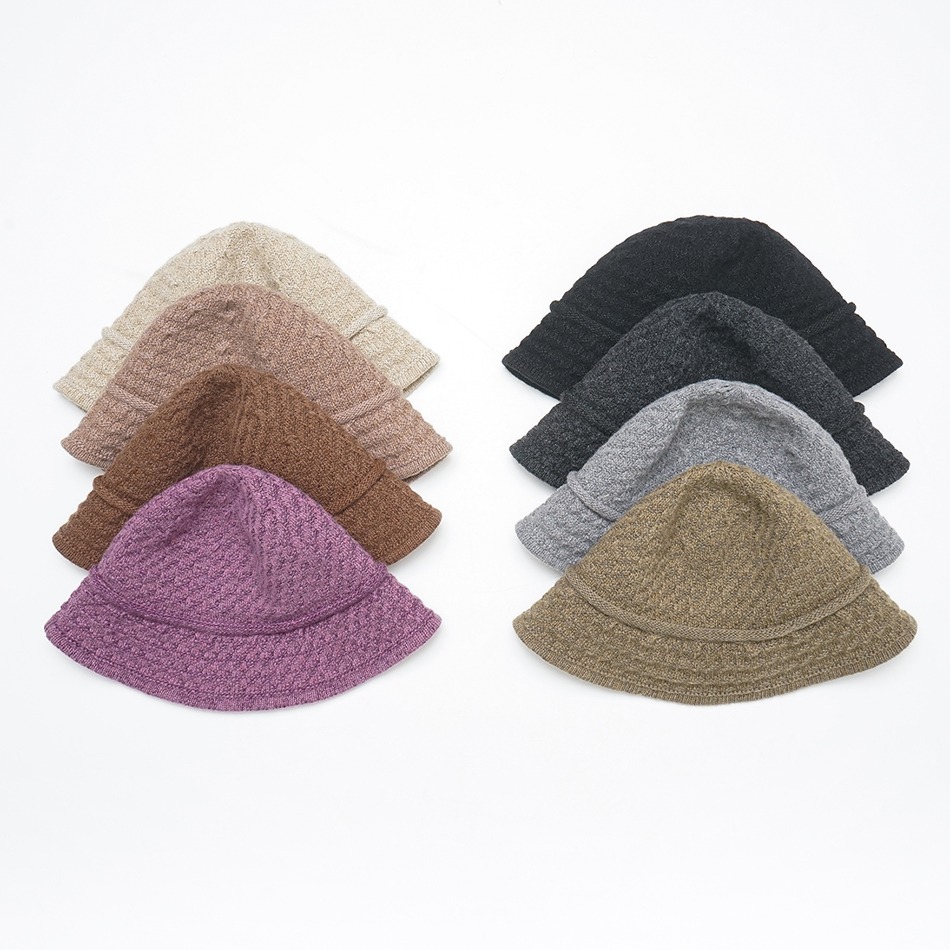 8種顏色針織羊毛瓦楞帽
