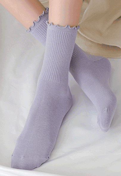 波紋荷葉邊襪子套裝